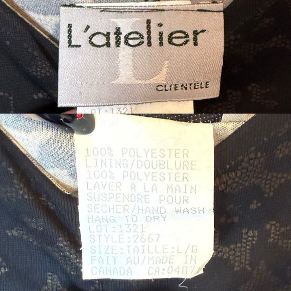 L’atelier‎ Clientele Vintage Ruffle Dress - Picture 7 of 7